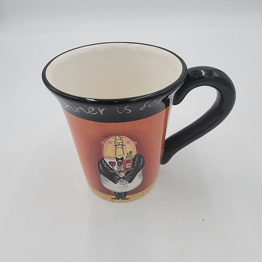 Certified International Tracy Flickinger Dinner Is Served Coffee Tea Mug